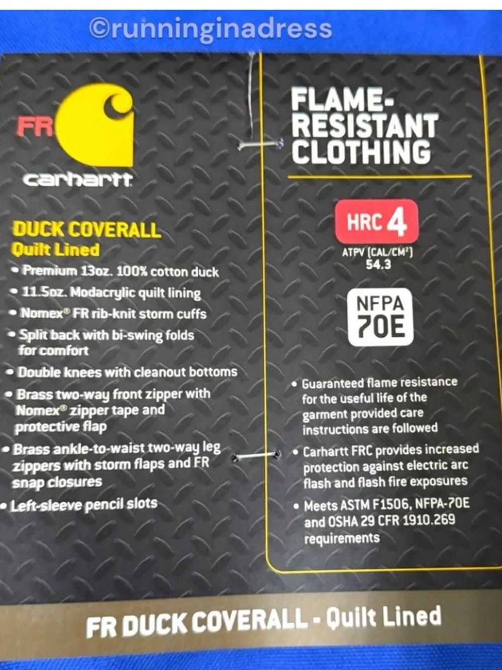 Carhartt nwt flame